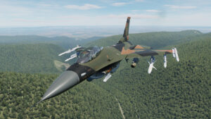 Разведка с воздуха F-16C.